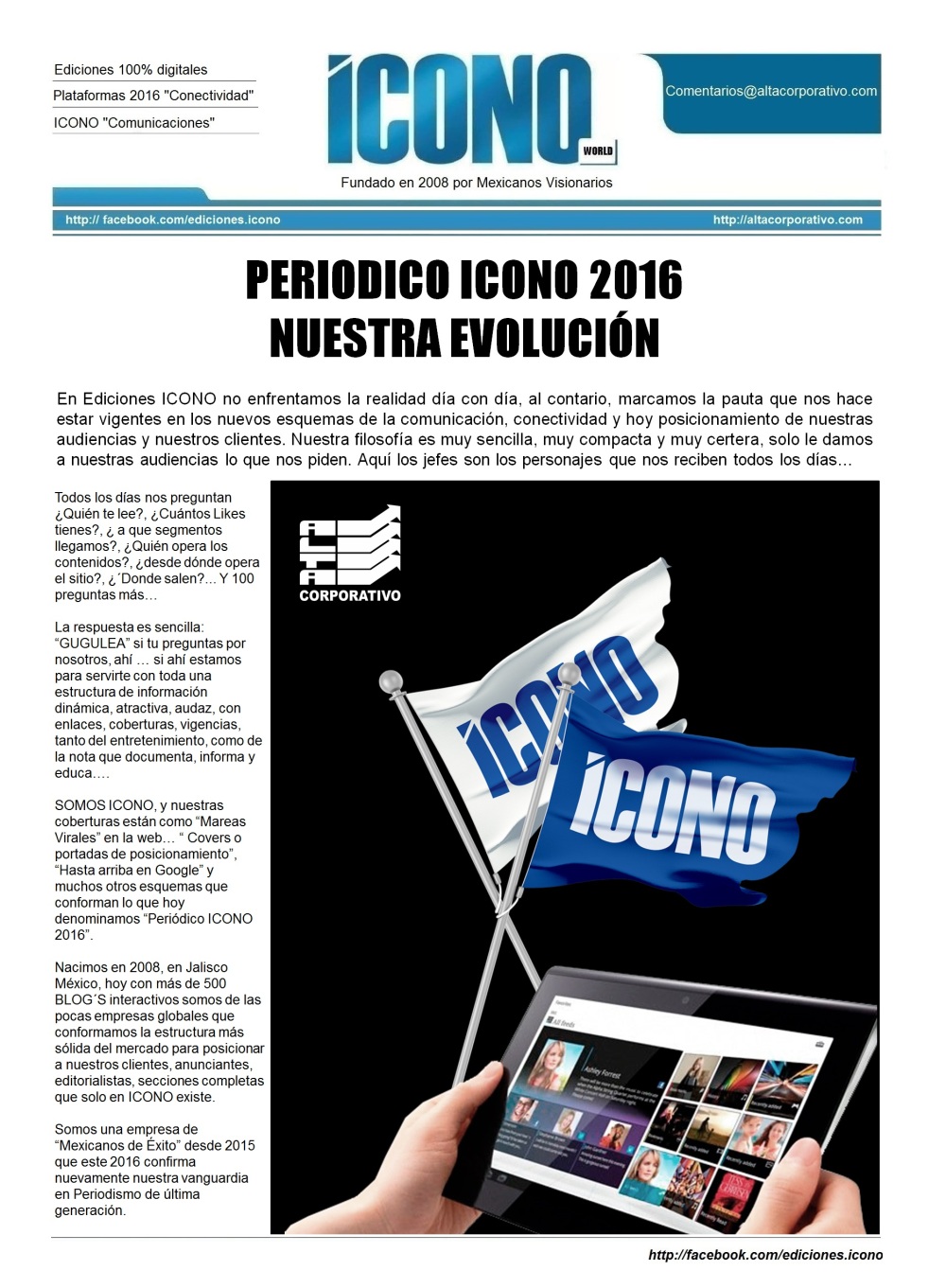 Periódico ICONO 2016